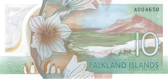 Falkland p21 10 Pfund  2025
